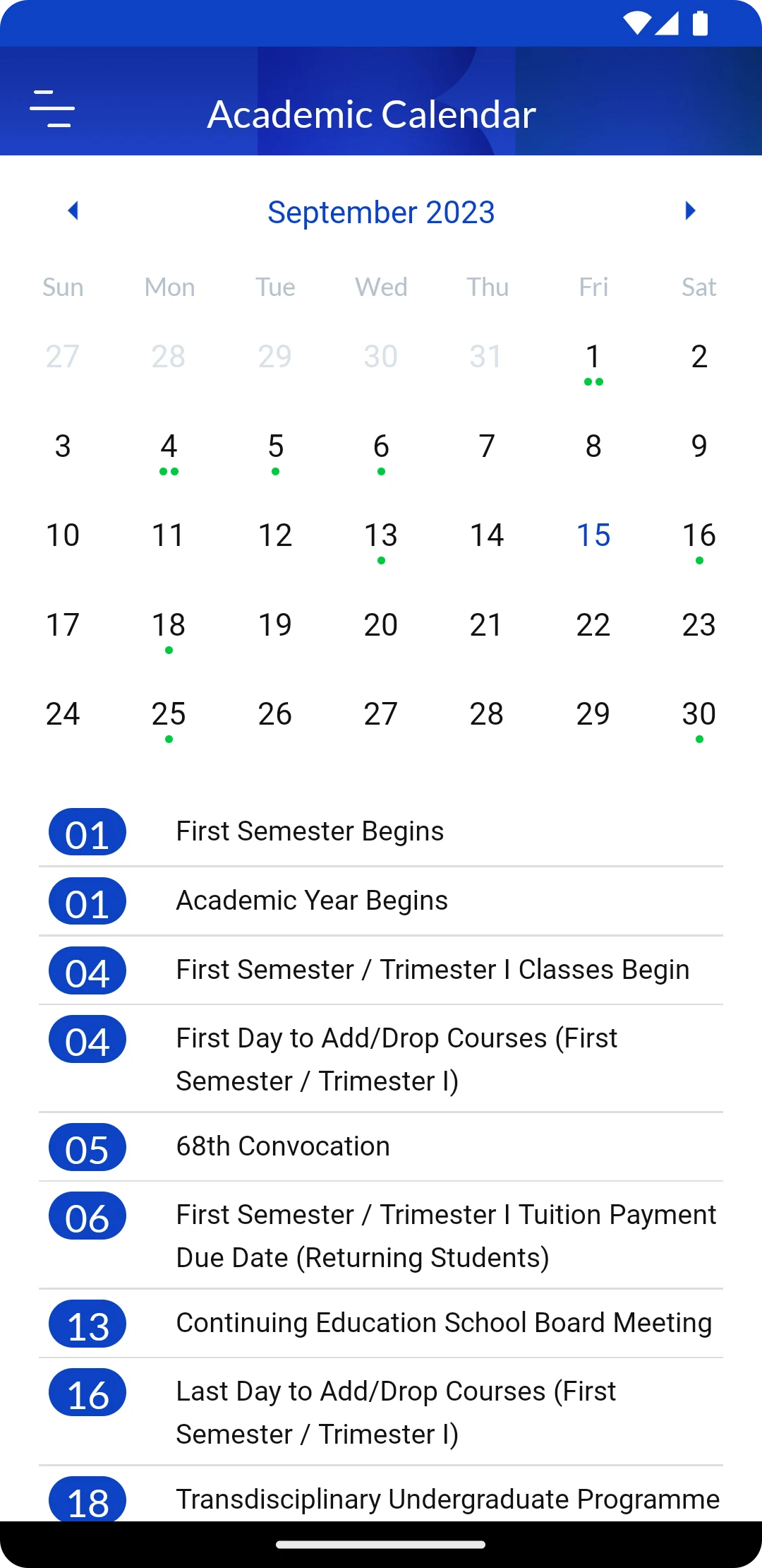 HKBU Mobile screenshot